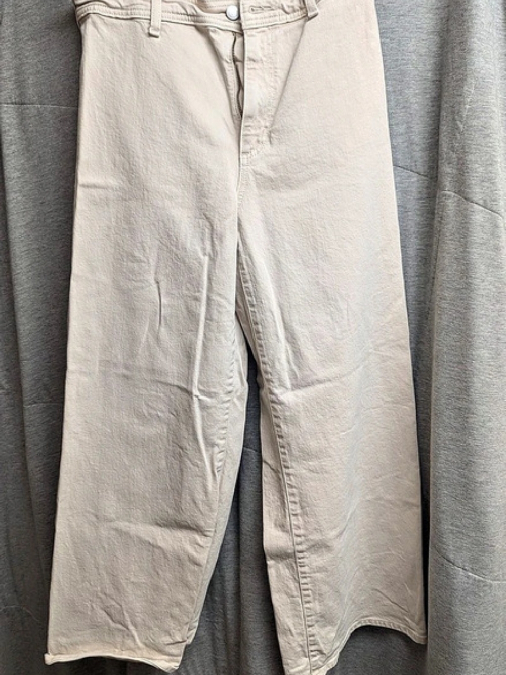 Universal Thread High‑Rise Sailor Jeans – Off‑White, Size 8